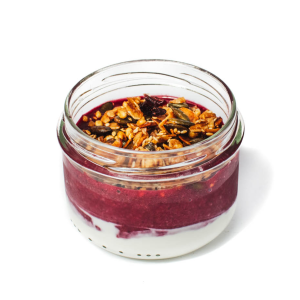 Smoothie de Frutos Rojos y Granola